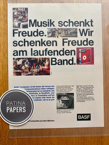1970 basf tonband hifi - 1970, tape