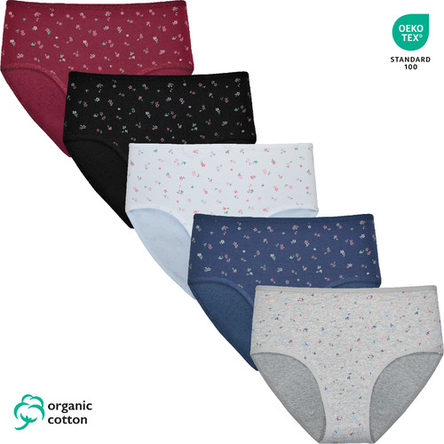 5er set damen - slips, bio