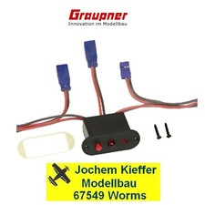 Graupner Emcotec el. Ein / Aus-Schalter für RC-Anlagen Nr. 3006.S NEU OVP !