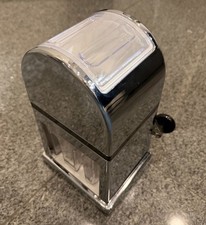 Eiswürfelzerkleinerer | Ice Crusher - neu - verchromt, mit Edelstahl Messer