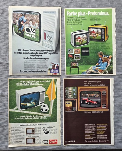 Farbfernseher werbebilder 70er - werbebilder,