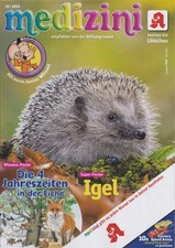 Medizini Apothekenzeitung 10/2025 Poster Igel / Wissensposter Jahreszeiten Eiche