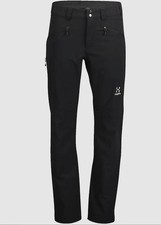 Haglöfs Hose Herren Gr.M Gabbro strapazierfähige Softshellhose Schwarz 154904