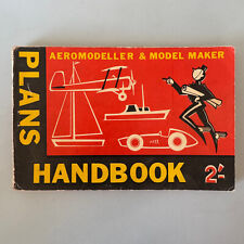 Aeromodeller & Model Maker Plans Handbook Book Designs Illustrated Catalogue 60s