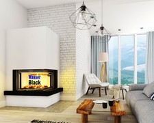 🔵Kaminbausatz Nr. 2820 Ofen Kamin Holzofen 12KW WASSER EXKLUSIV LDF-Kamine VHB