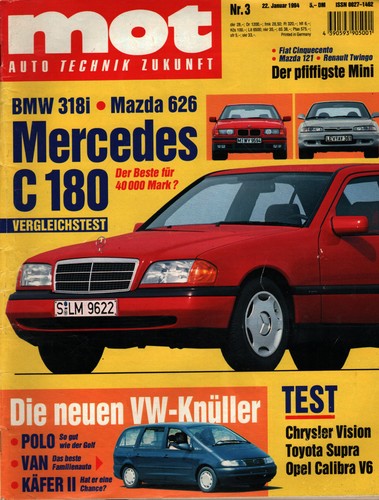 Zeitschrift mot auto 1994 - mot,