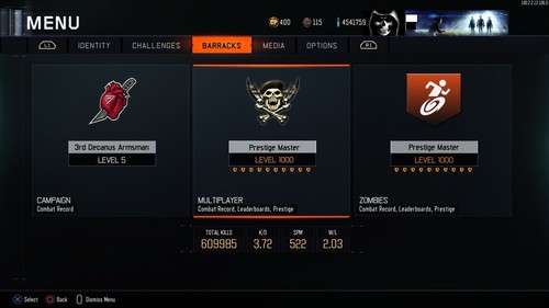 Black ops level - |, +