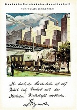Werbepostkarte Deutsche Reichsbahn-Gesellschaft 1928  (87) Reprint