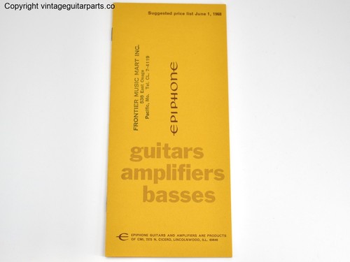1968 epiphone gitarre - epiphone, bass
