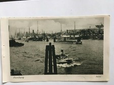 AK Altes Foto Hamburg Hafen Dampfer Schiffe Barkasse Martha ca. 1900 -1920