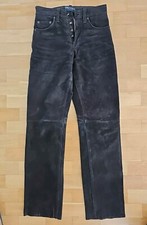 Lederhose Damen, Gr. XS, dunkelbraun, neuwertig, wenig getragen 