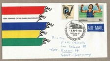 AUSTRALIEN So-Umschlag 100th RUNNING of STAWELL EASTER GIFT + ZuF n. ESSEN 1981