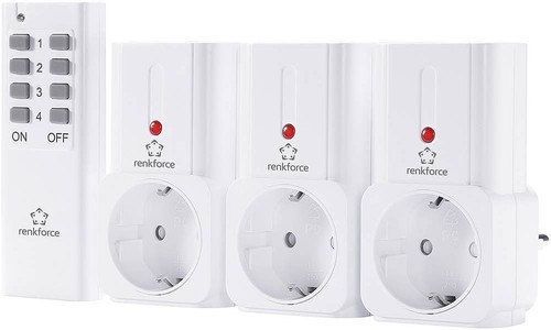 Renkforce funksteckdosen set - renkforce, funksteckdosen-set