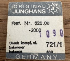 Original Junghans Unruh
