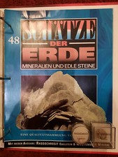 Magazin Schätze der Erde 48 kompl. + Edel-Steine Mineral Rhodochrosit Wüstenrose