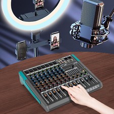 8-Kanal-Audio-Mischpult DJ