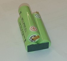 Akkupack für Moser ChromStyle 1871 NiMH 3,6V 2400mAh mit Faston Buchsen