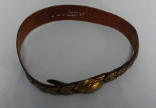 A. MARTINO - Schöner Damengürtel mit dekorativer Schließe "Schlangenkopf"
