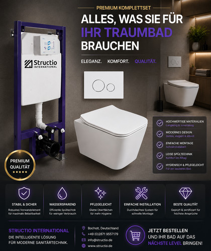 Komplettset spülrandlos - komplettset,