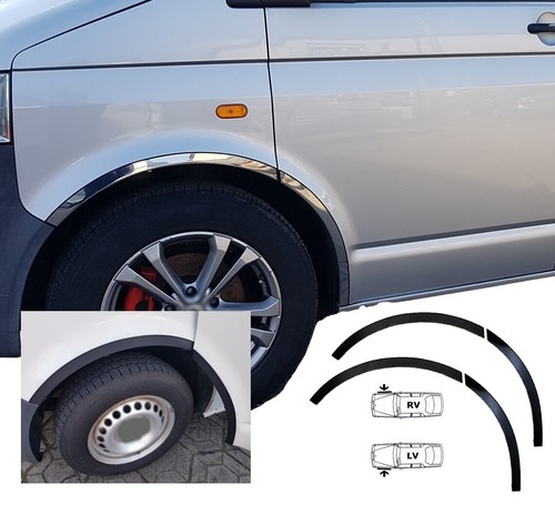 Vorne radlaufleisten set tlg - vorne,