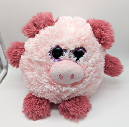 Stofftier schwein rosa rund - stofftier,