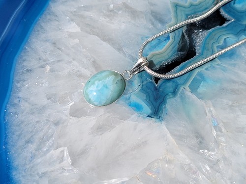 Larimar anhänger - anhänger, +