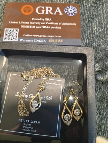 Gra schmuckset halskette - gra,