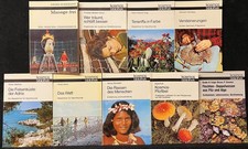 SAMMLUNG PAKET - 9 Taschenbücher - KOSMOS BIBLIOTHEK - Watt, Pilze, Flechten ua