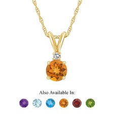 14K Gelbgold 6mm Runde