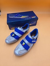 chuhe Look cycling shoes vintage retro Rennrad Schuhe Größe 39 EU silber