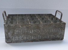 Bürgerbräu Marktheidenfeld alte Bierkiste Metallkiste Kiste Metall Bier vor 1939