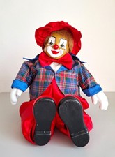 Edle porzellan clown puppe - porzellan, –