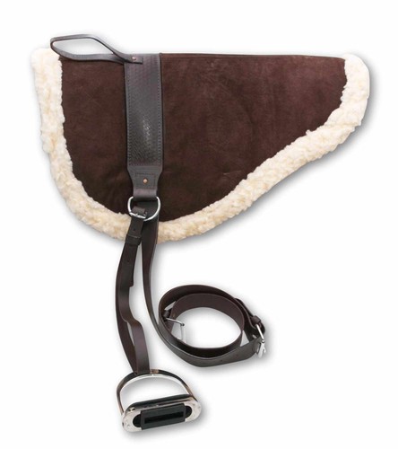 Amka leder bareback - leder, pad