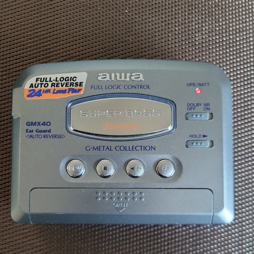 Tragbarer cassette player aiwa - cassette,