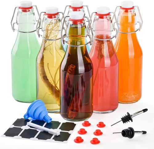 Stk 250ml glasflaschen mit - stk,