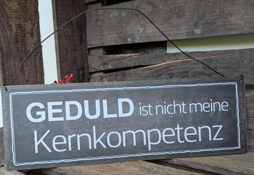 Witziges schild - ❤️,