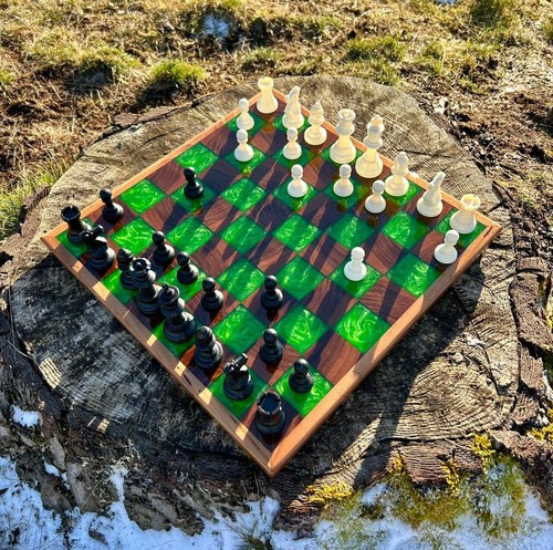 Schachbrett aus - (, )