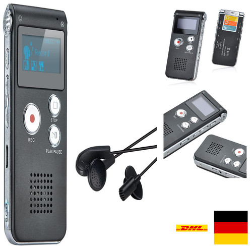 Diktiergerät 8gb audio - diktiergerät,