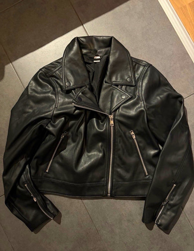 Damen biker lederjacke - damen,