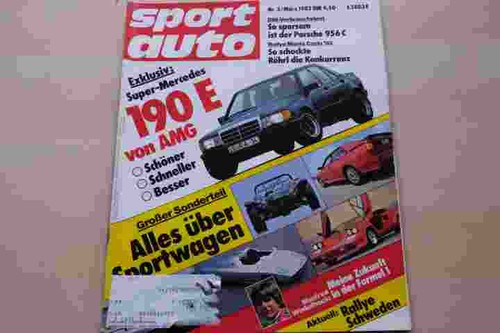 Sport auto 1983 - auto,