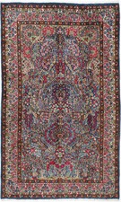 Kerman Teppich Rug Carpet Tapis Tapijt Tappeto Alfombra Orient Perser Art Kunst