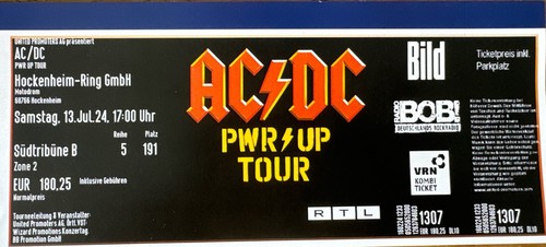 Acdc sitzplatz ticket - sitzplatz,