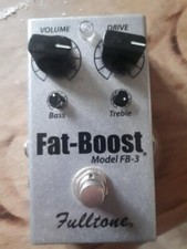 Fulltone Fatboost FB-3 Booster Pedal Grau Gebraucht QOTSA
