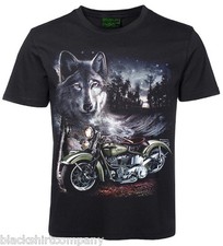 T-Shirt Motorrad Wolf Biker