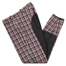 ELT Reithose Galaxy, Damen Vollbesatz Stiefelreithose, rosa-braun kariert