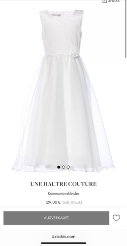 Une hautre couture kommunion - hautre,