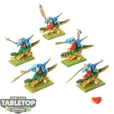 Lizardmen - 5 Saurus Cold One