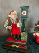 Holiday Creations Weihnachtsmann Santa Claus Spieluhr