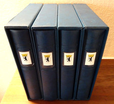 Berlin ETB Sammlung KOMPLETT in 4 Lindner Ersttagsblätter Alben LUXUS m. Schuber