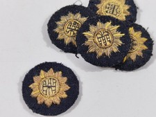 Deutschland nach 1945,  Gesticktes Ärmelabzeichen Polizei Hamburg, Durchmesser 3